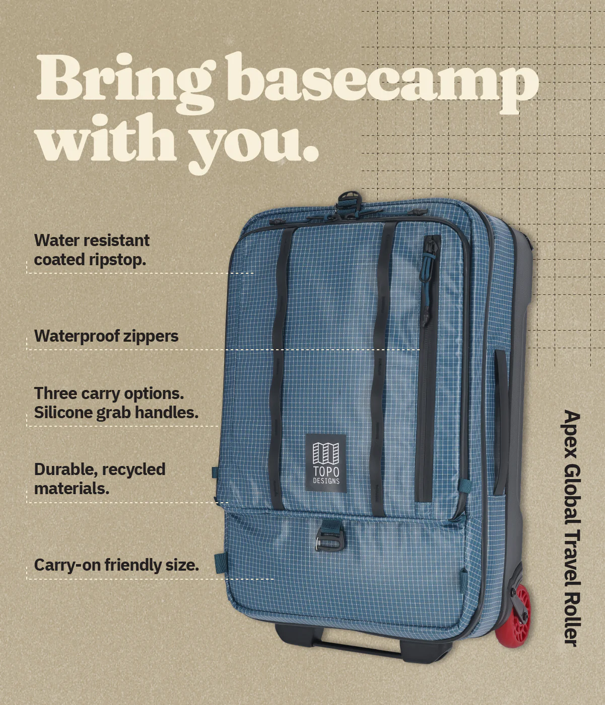 Apex Global Travel Bag Roller - Image 6