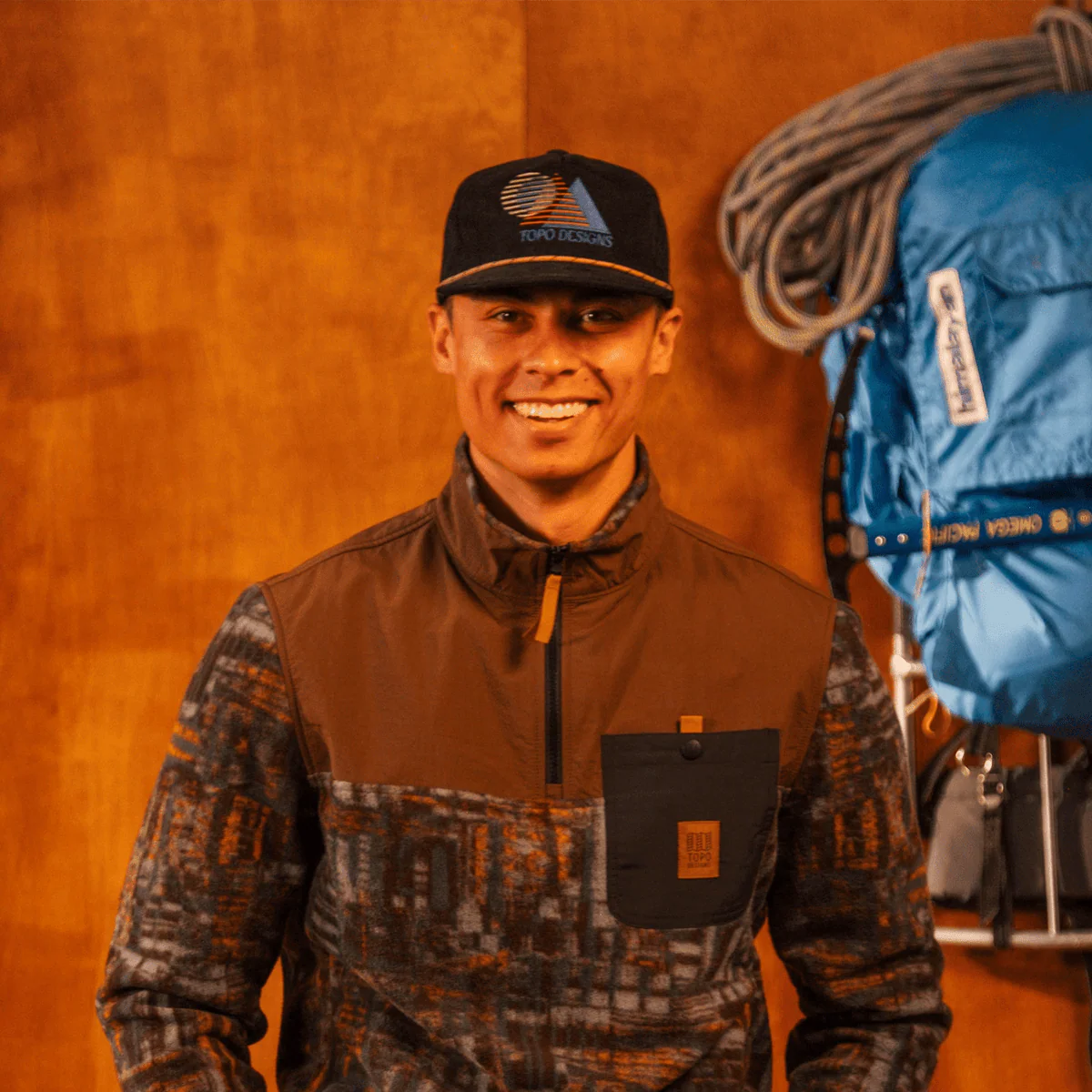 Corduroy Trucker Hat - Alpine View - Image 5